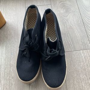 Aldo black wedges size 8.5